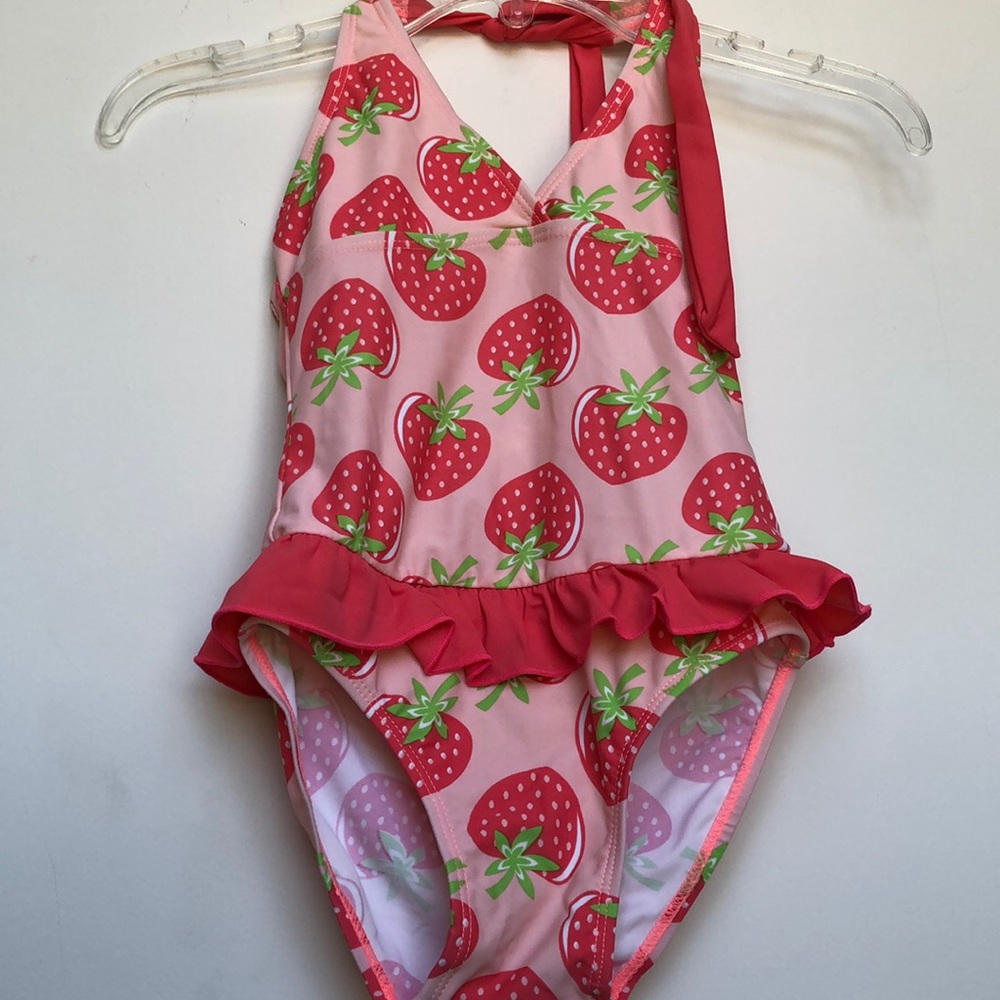 YMI One Piece Strawberry Kids Swimsuit